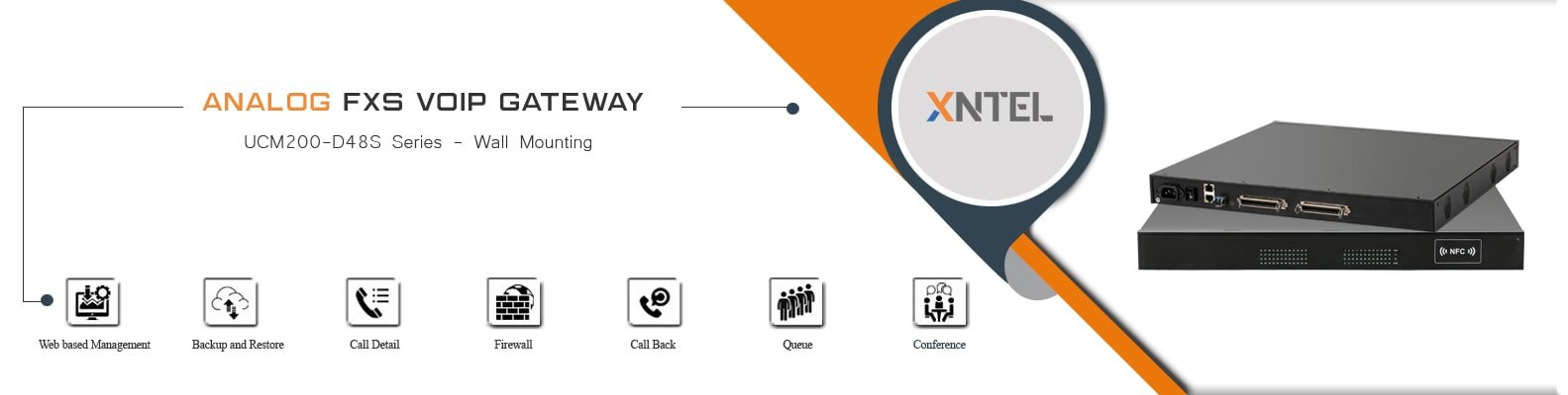 FXS VoIP Gateway XNTEL