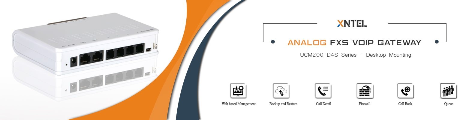 FXS VoIP Gateway XNTEL