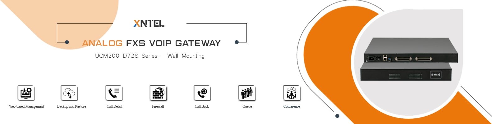 FXS VoIP Gateway XNTEL