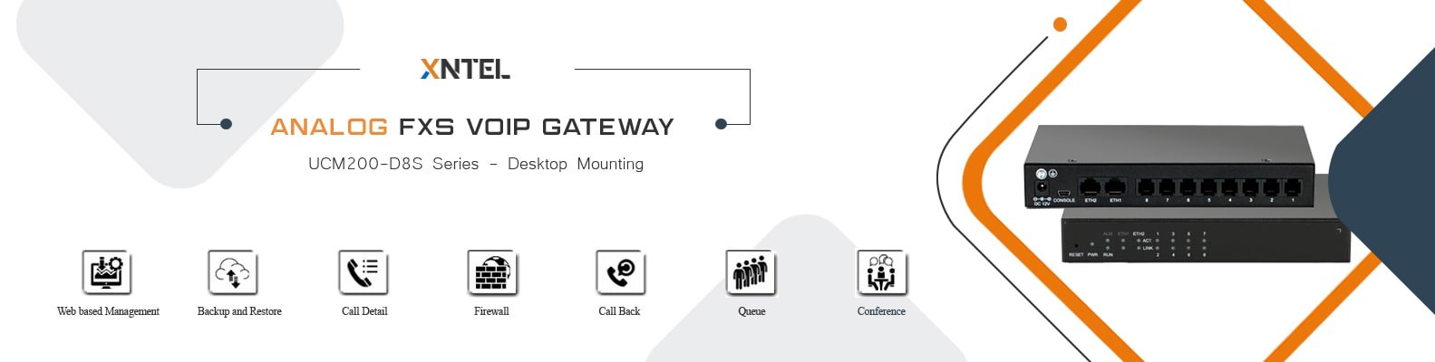 FXS VoIP Gateway XNTEL